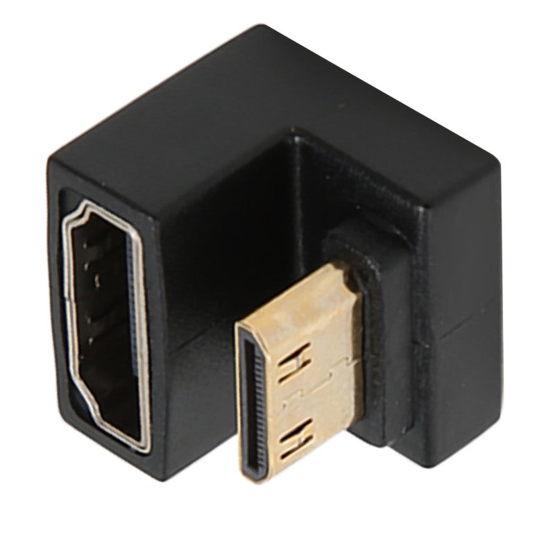 Mini HD Adapter 180 Degree Angled 8K 60Hz Supported - Gold Plated Plug Play HD Converter with LED Indicator for Laptop Camera RasPi 4 - Image 3