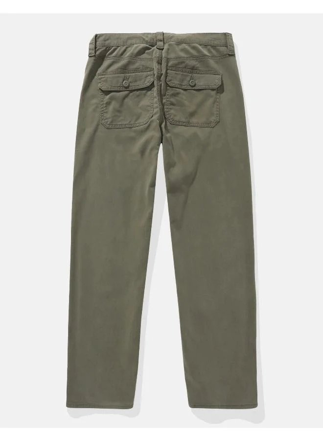 امريكان ايجل AE Dreamy Drape Stretch High-Waisted Stovepipe Crop Pant
