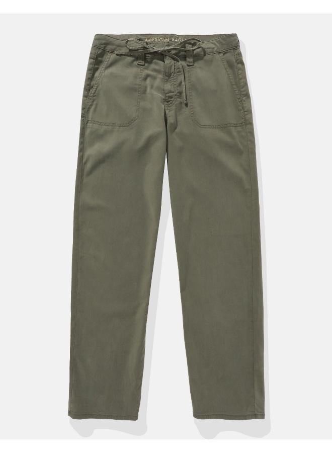 American Eagle AE Dreamy Drape Stretch High-Waisted Stovepipe Crop Pant - Image 3