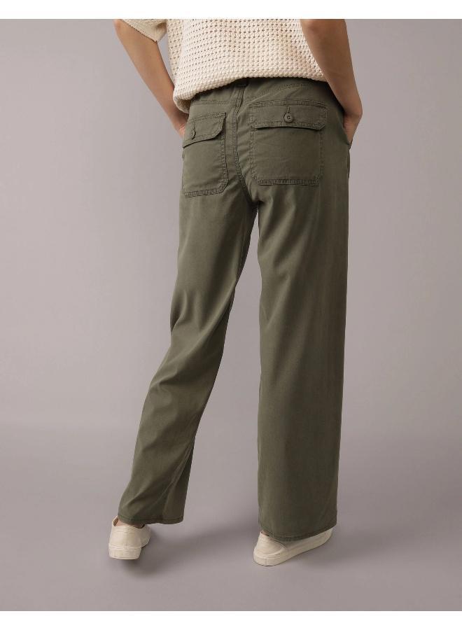 American Eagle AE Dreamy Drape Stretch High-Waisted Stovepipe Crop Pant - Image 4