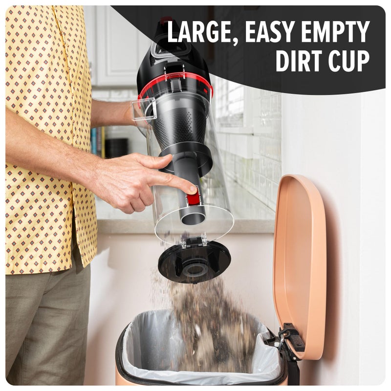 Dirt Devil Multi-Surface Extended Reach+ Upright Bagless Vacuum Cleaner for Carpet and Hard Floor, Powerful, Lightweight, Corded Vacuum Cleaners for Home Use - Image 4