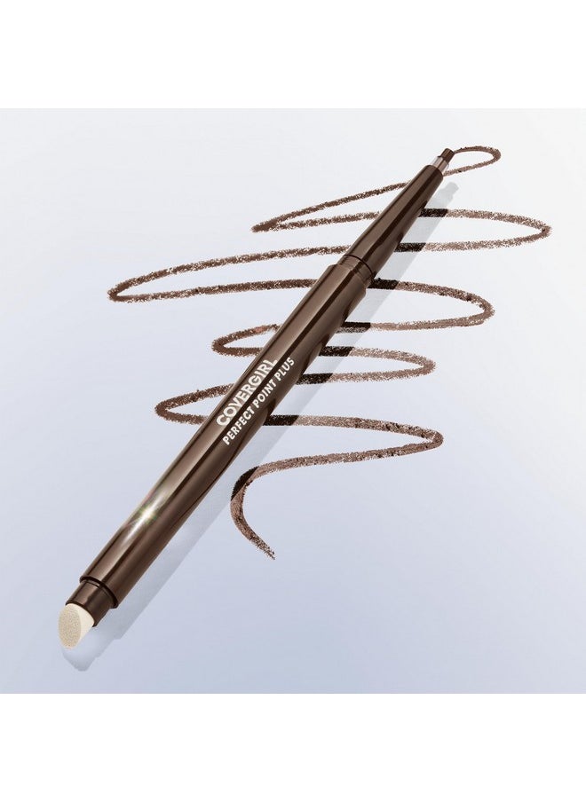 CoverGirl CoverGirl Perfect Point Plus Eyeliner Pencil, Espresso, Long-Lasting, Versatile Brown Eyeliner, Soft Smudging Tip, No Sharpening Needed, Pack of 1  - Image 5