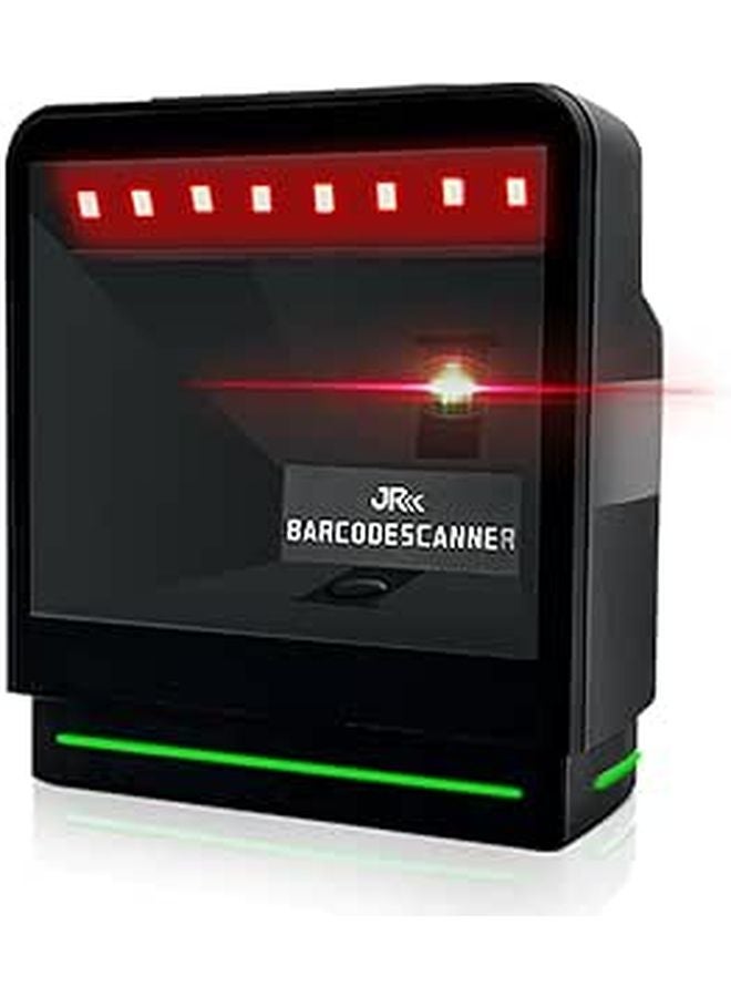 ماسح الباركود السلكي USB متعدد الاتجاهات جاهز للاستخدام الفوري للمتجر والسوبر ماركت والمستودع - Image 1