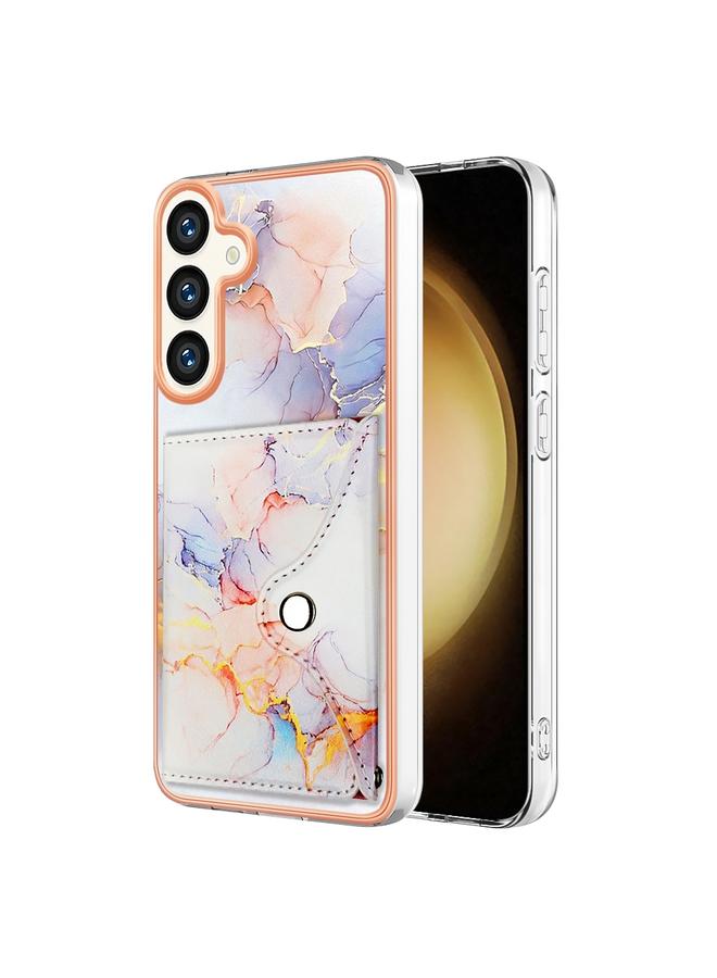 S-TOP Case For Samsung Galaxy S24+ 5G Marble Pattern IMD Card Slot Phone Case - Image 1