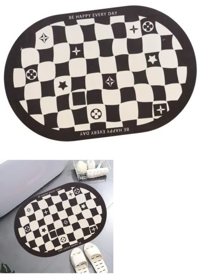 FALMER 3D Soft Quick Dry Anti-Slip Bath Mat 58*38cm  - Image 1