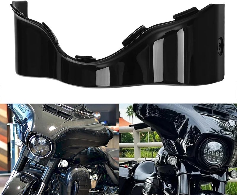 H RUO Motorcycle Batwing Fairing Trim Outer Fairing Skirt for Harley Models 2014-2024 - Image 1