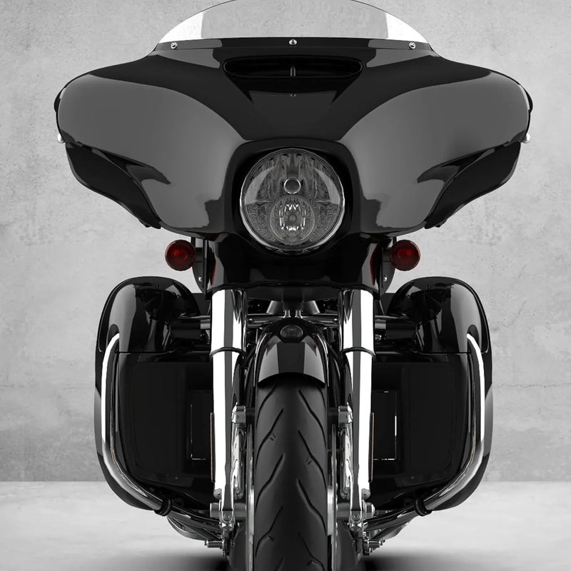 H RUO Motorcycle Batwing Fairing Trim Outer Fairing Skirt for Harley Models 2014-2024 - Image 4