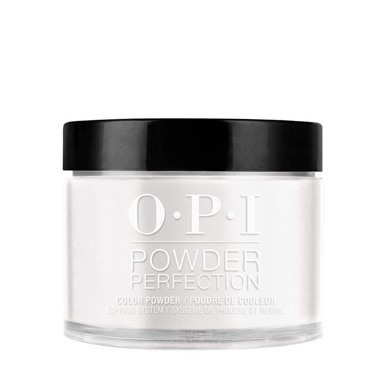 OPI Powder Perfection Alpine Snow | Opaque Soft White CrÃ¨me Nail Dipping Powder | Acrylic Alternative - Image 1