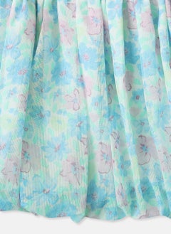 Nautinati Nautinati Girls' Pastel Floral Frock With Balloon Hemline  - Image 5