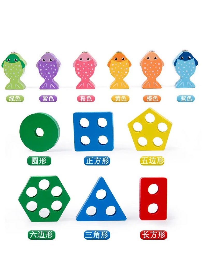 “Wooden educational toy for kids: Develop motor and mental skills with colorful shapes and interactive design”  - Image 4