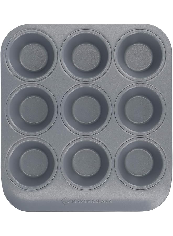 ماستر كلاس قالب مافن غير لاصق من إس سي، طول 24 سم × عرض 22 سم، رمادي - Image 2