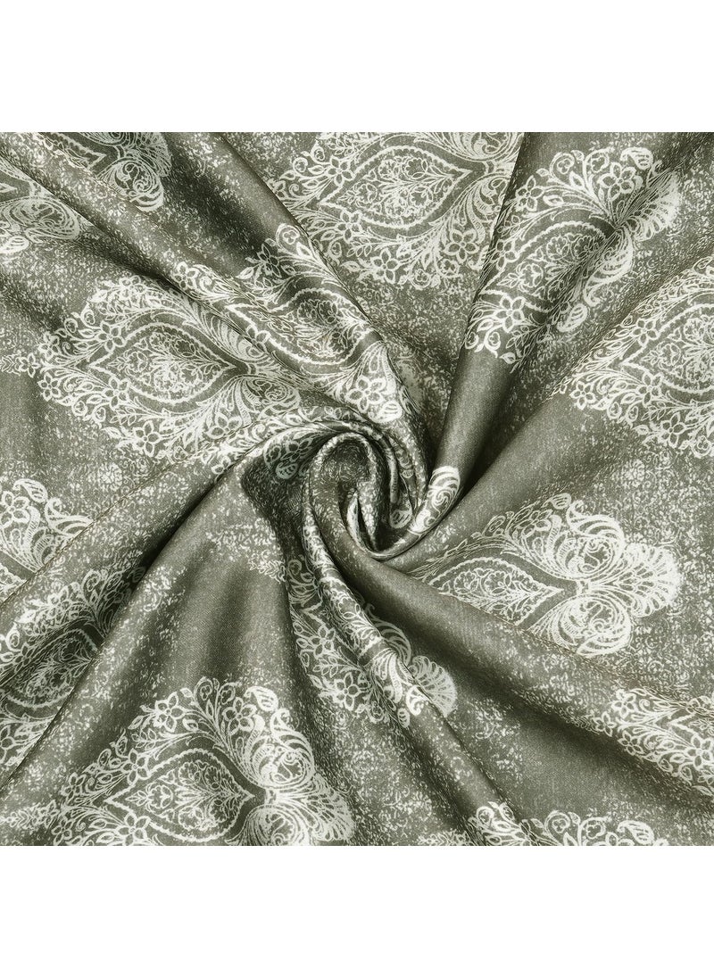 LINENWALAS LINENWALAS Blackout Curtains 7 feet Thermal Insulated Light Blocking Curtains with Grommet Rings 2 Piece Set-Room Darkening Sun Blocking Printed Black Out Curtains (7 feet)  - Image 5