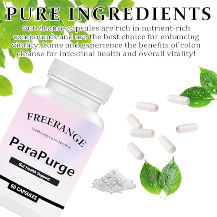 FITactic ParaPurge Gut Cleanse - Gut and Colon Support | Cleanse Capsules for Colon & Gut Health | Immune Support | Digestive System | Non-GMO | 60 Capsules | 20 Servings - Image 5