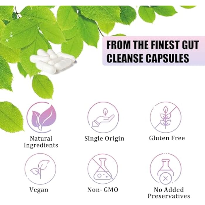 FITactic ParaPurge Gut Cleanse - Gut and Colon Support | Cleanse Capsules for Colon & Gut Health | Immune Support | Digestive System | Non-GMO | 60 Capsules | 20 Servings - Image 3