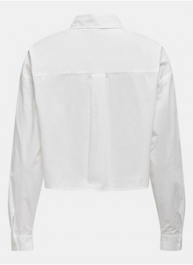 ONLY - Onlhilda Life Ls Boxy Stone Shirt Wvn - Image 1
