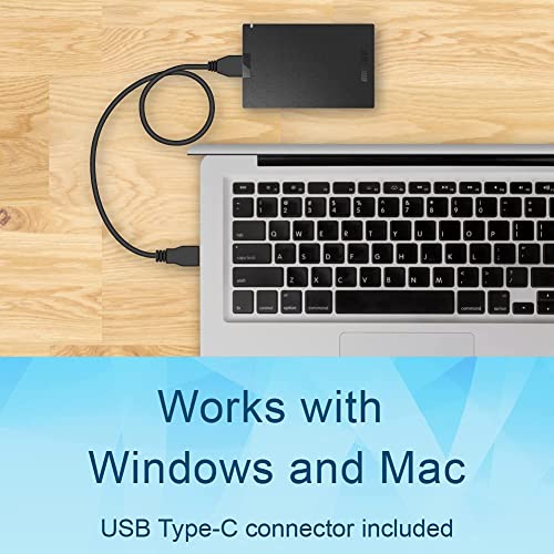 BUFFALO External SSD 500GB - Compatible with PS4 / PS5 / Windows/Mac - USB-C - USB-A - USB 3.2 - External Solid State Drive - ‎SSD-PG500U3B - Image 4