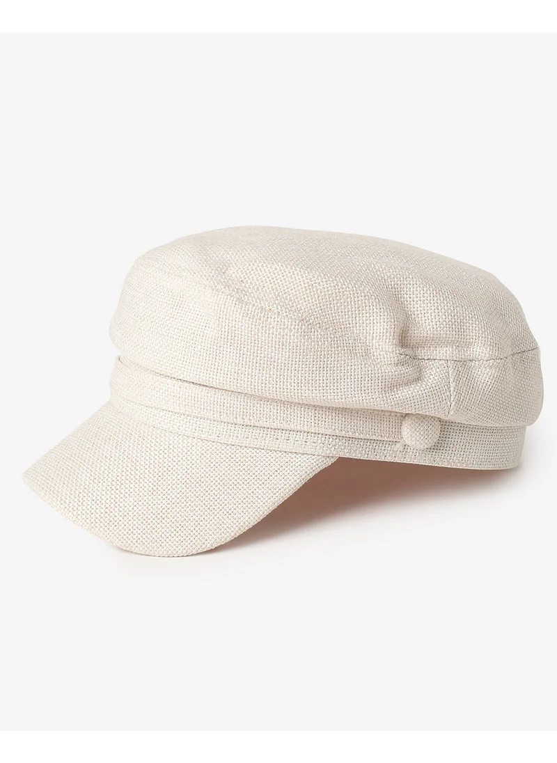 صوص هاوت White Solid Vintage Breton Cap
