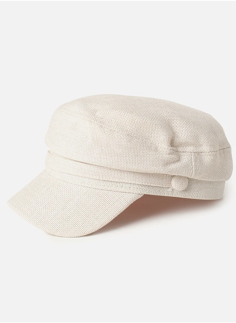 صوص هاوت White Solid Vintage Breton Cap