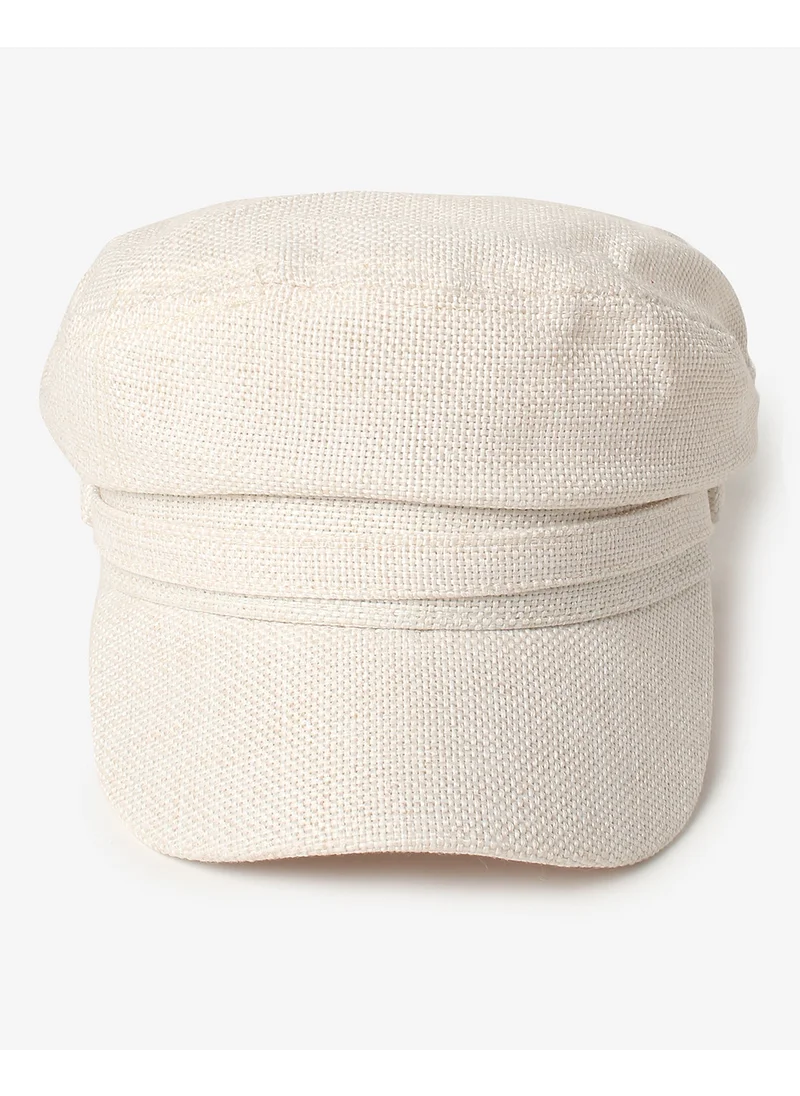 صوص هاوت White Solid Vintage Breton Cap