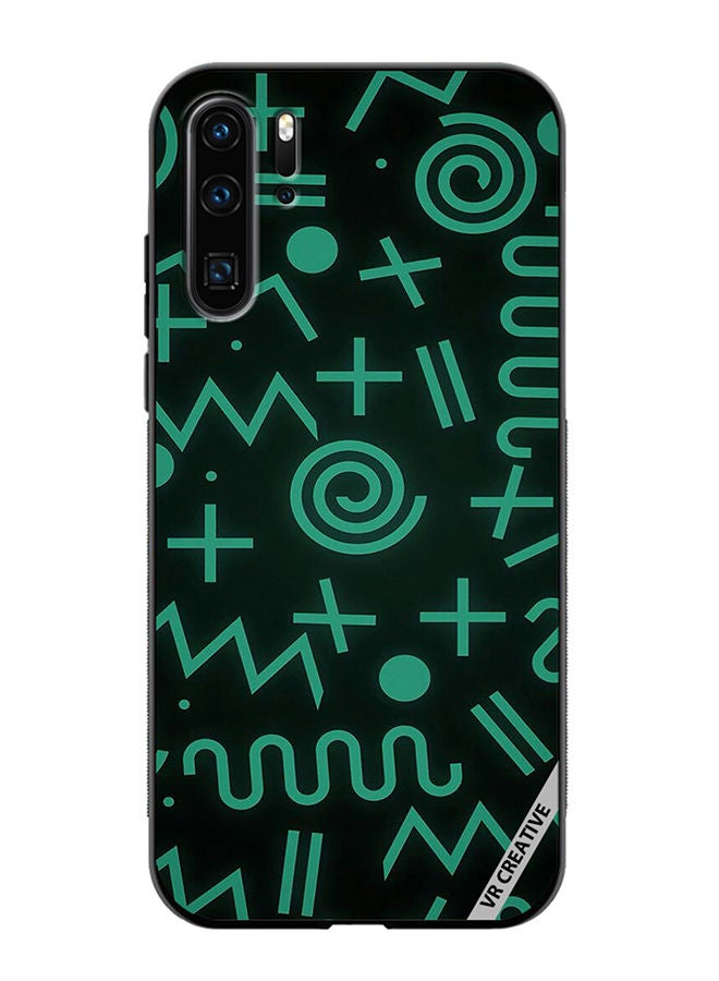VR CREATIVE Protective Case Cover For Huawei P30 Pro Geometry Shapes Abstract Design Multicolour - Image 1