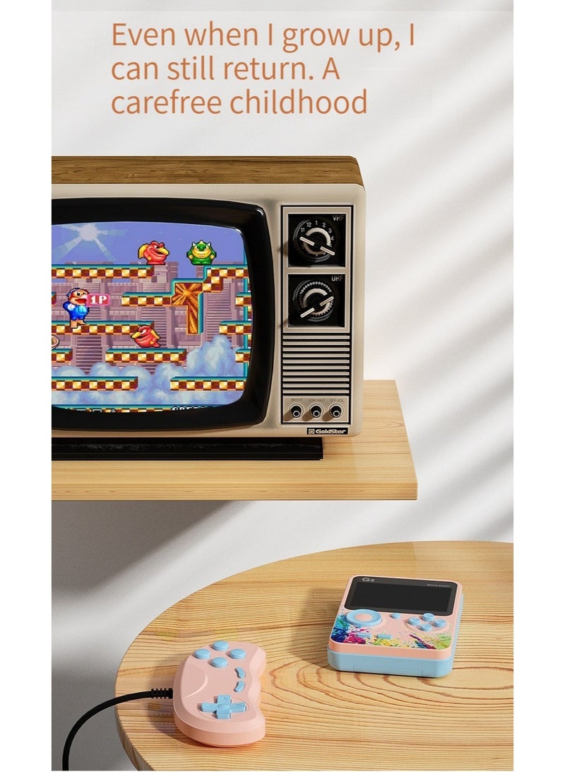 G5 Mini TV Portable Classic Handheld Retro Video Game Console Built-in 500 Games 3.0 Inch Player Screen For Single or Two Player Games - Image 3