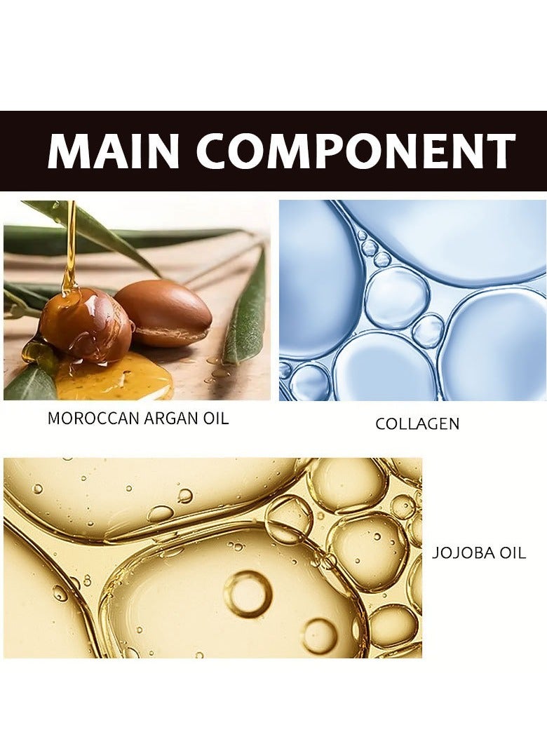 روزينو قناع الكولاجين للشعر، بلسم ماكا باور لإصلاح البشرة العميقة | زيت الأرغان, خلاصة الماكا, أعشاب طبيعية | ماسك للشعر الجاف التالف ، جميع أنواع الشعر | خالي من البارابين والكبريتات 100 جم - Image 5