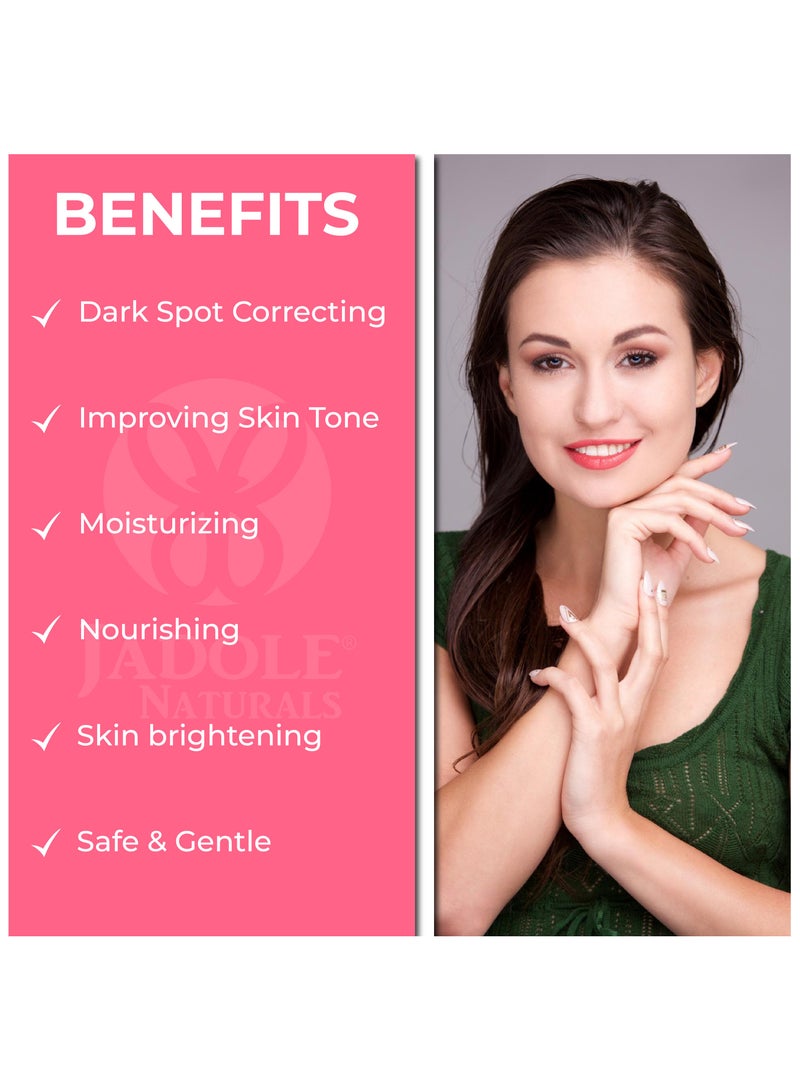 Jadole Naturals Pinky Whitening Cream with Niacinamide Advanced Formula - 50ml, Skin Brightening - Image 2