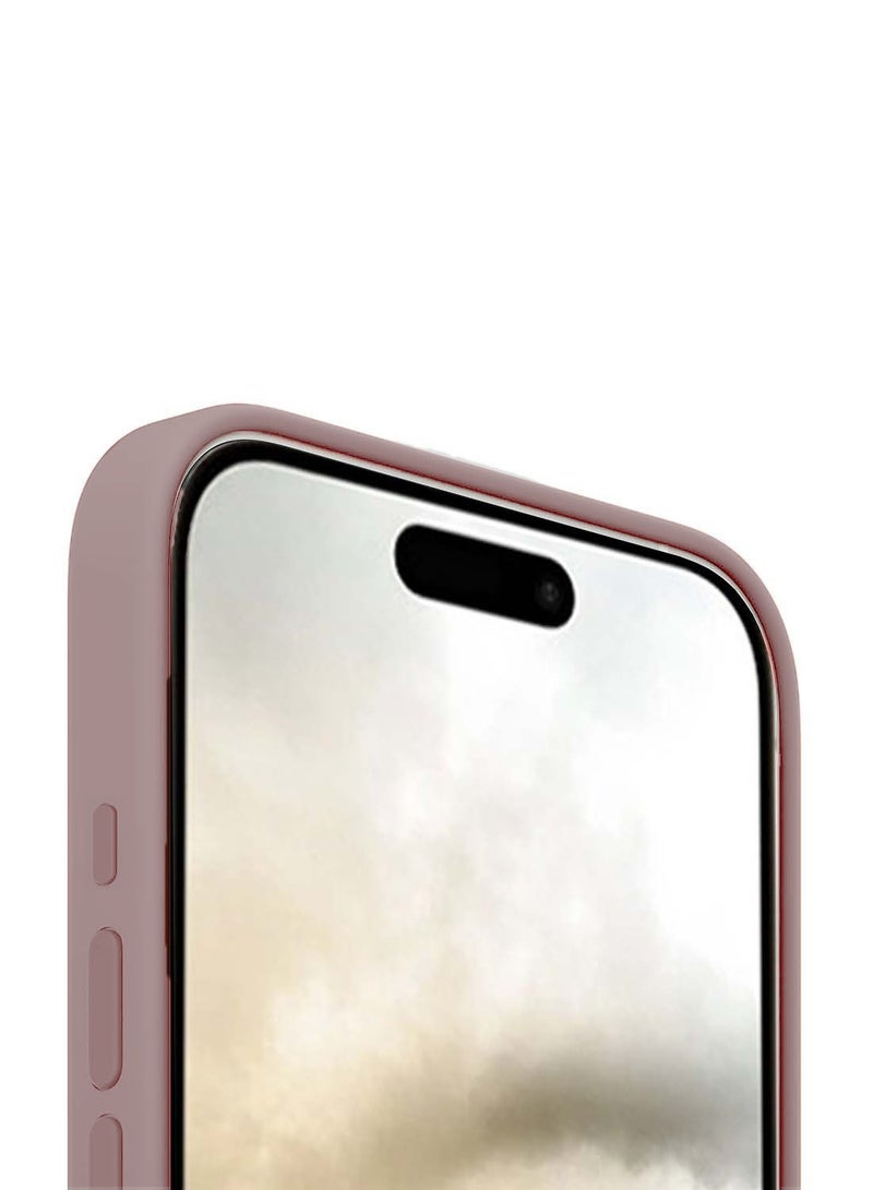 Wtech Apple iPhone 15 Pro Max 2023 - Soft Liquid Silicone MagSafe Case Cover - Orange Sorbet - Image 4