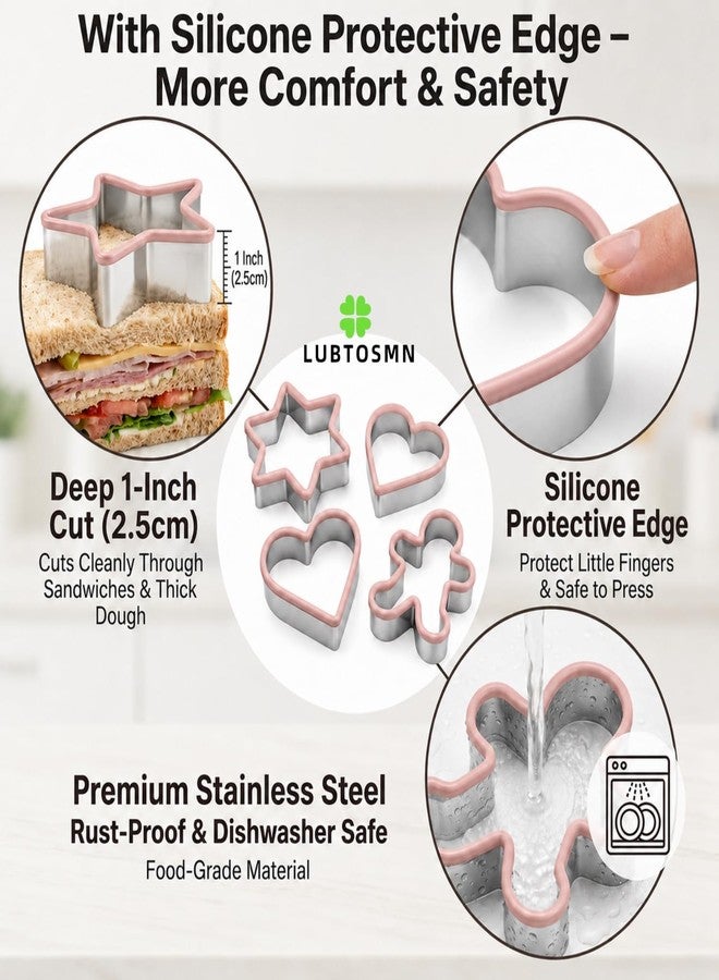 Auktosmn Baby Bottle Cookie Cutter, 3.78 Inch Silicone Rim Baking Cutter - Image 3