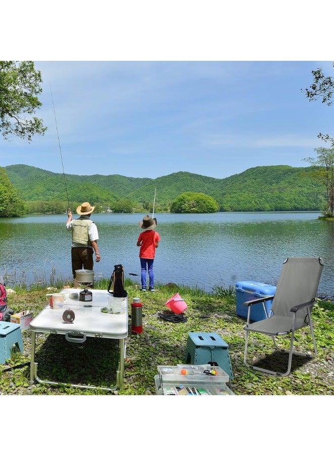 سمارت هوم طقم كراسي تخييم يتكون من 2 كرسي قابلة للطي ، مقعد رحلات ،كرسي رياضي، كرسي خارجي وكرسي حديقة - Image 2