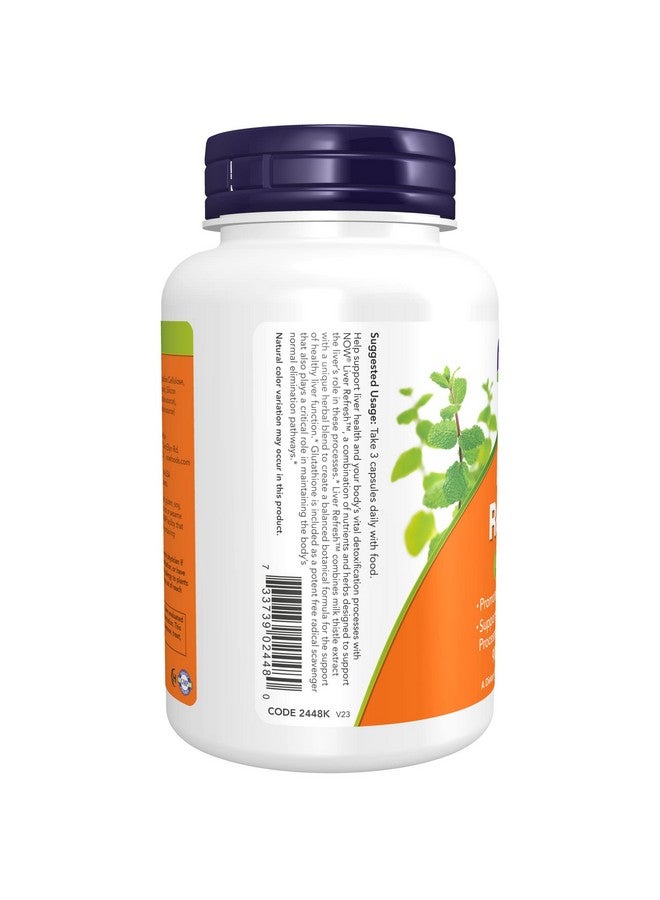 now مكملات Liver Refresh™ مع مستخلص شوك الحليب ومزيج فريد من الأعشاب الإنزيماتية 90 كبسولة نباتية - Image 5