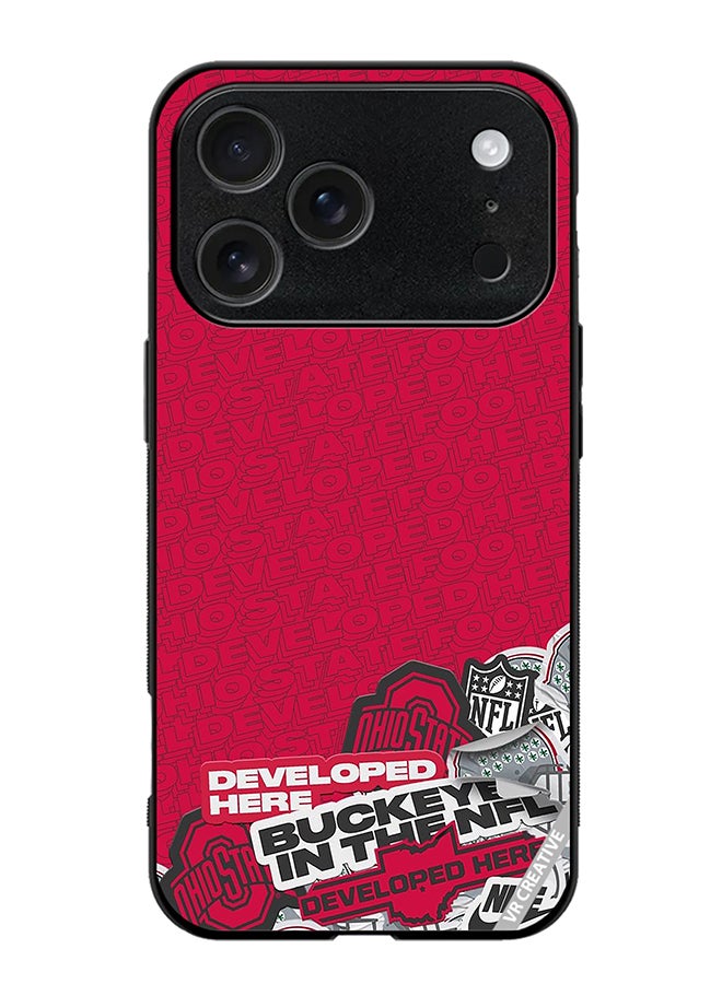 VR CREATIVE Protective Case Cover For Apple iPhone 17 Pro Max Multiple Logo Sticker Design Multicolour