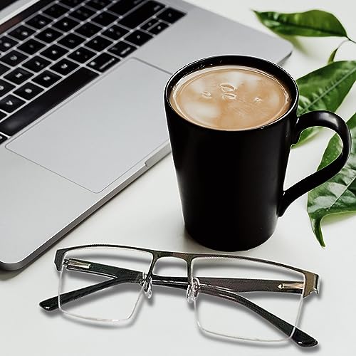 Redex Stylish Light Weight Eye Wear Rectangle Half-Frame Spectacle For Unisex - Image 5
