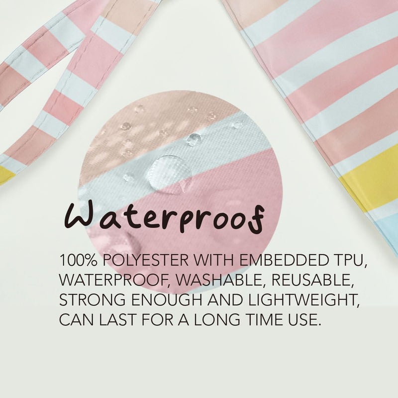 Fokongna حقيبة فوكوانغنا الرطبة والجافة، حقيبة رطبة للسفر للسباحة، حقيبة شاطئ، حقيبة حفاضات، حقيبة مستحضرات التجميل المقاومة للماء، حقيبة كبيرة للسفر، حقيبة بسحاب للنساء والفتيات والأخوات والأصدقاء، حقيبة رطبة بأصداف البحر ونجوم البحر - Image 5