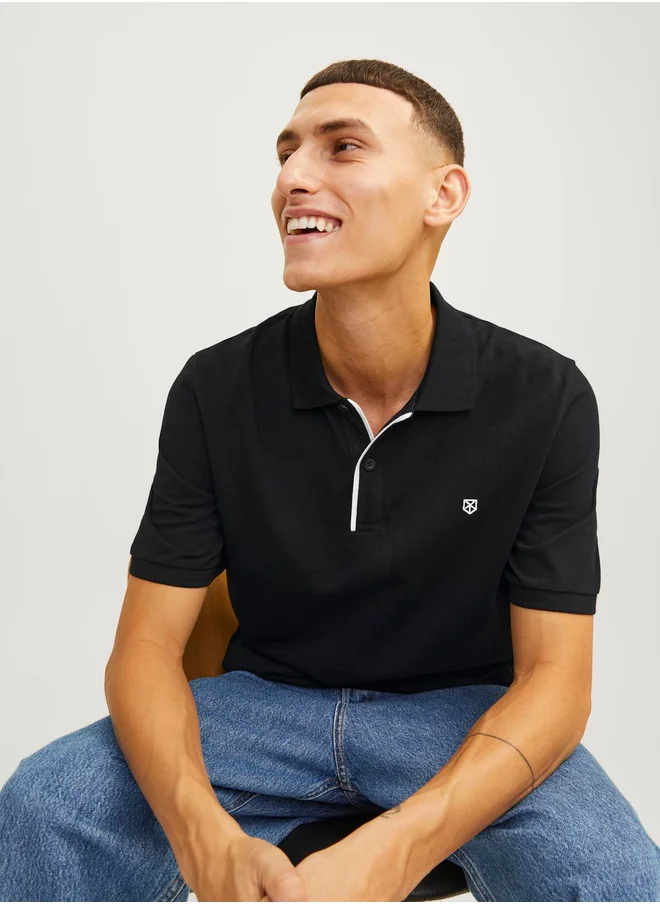 JACK & JONES Regular Fit Short Sleeve Polo Shirt