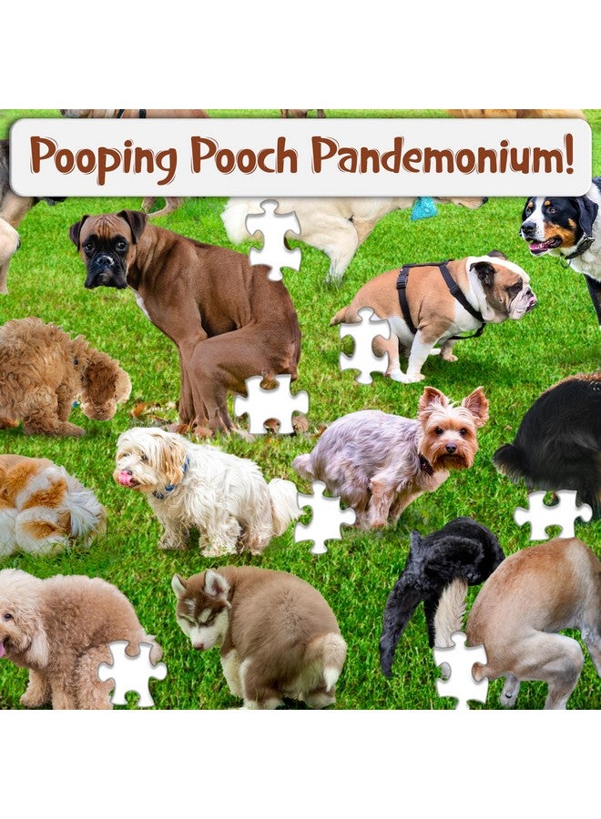 Funwares Original 101 Pooping Puppies - Hilarious 1000 Piece Jigsaw Puzzle - Perfect White Elephant Gag Gift - Funny Dog Pooping Puzzle for Adults and Kids - Image 2