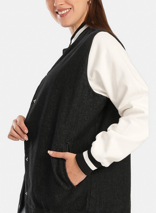 Clue Baseball Denim Jacket - Image 3