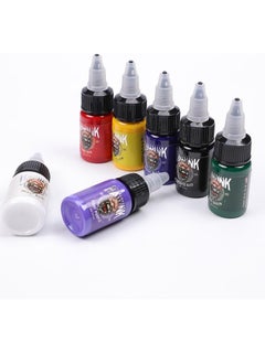 Hawink HAWINK Tattoo Ink Set 1/2oz (15ml) Tattoo Supply Ink USA 7 Colors Pigment Kit TI203-15-7  - Image 4