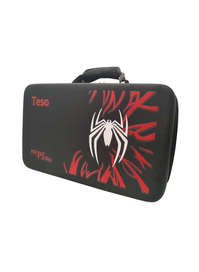 Teso Carrying Case For PS5 Slim Edition Console, Protective Game Console Handle Storage Bag and Protection Bag, Controllers, Base and Accessories, Shockproof, Waterproof and Scratchproof  - Image 1