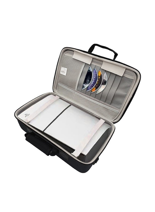Teso Carrying Case For PS5 Slim Edition Console, Protective Game Console Handle Storage Bag and Protection Bag, Controllers, Base and Accessories, Shockproof, Waterproof and Scratchproof  - Image 4