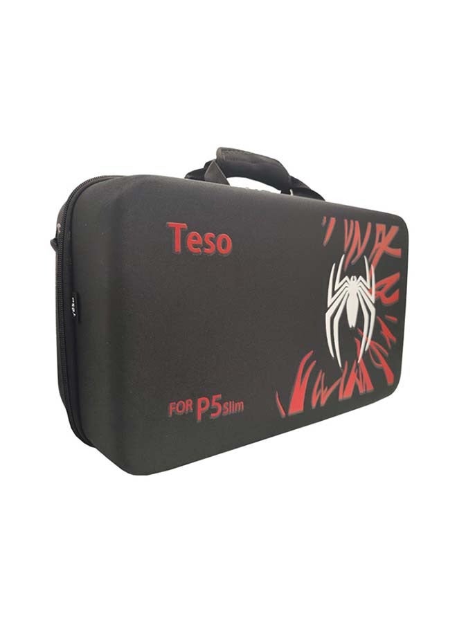 Teso Carrying Case For PS5 Slim Edition Console, Protective Game Console Handle Storage Bag and Protection Bag, Controllers, Base and Accessories, Shockproof, Waterproof and Scratchproof  - Image 3