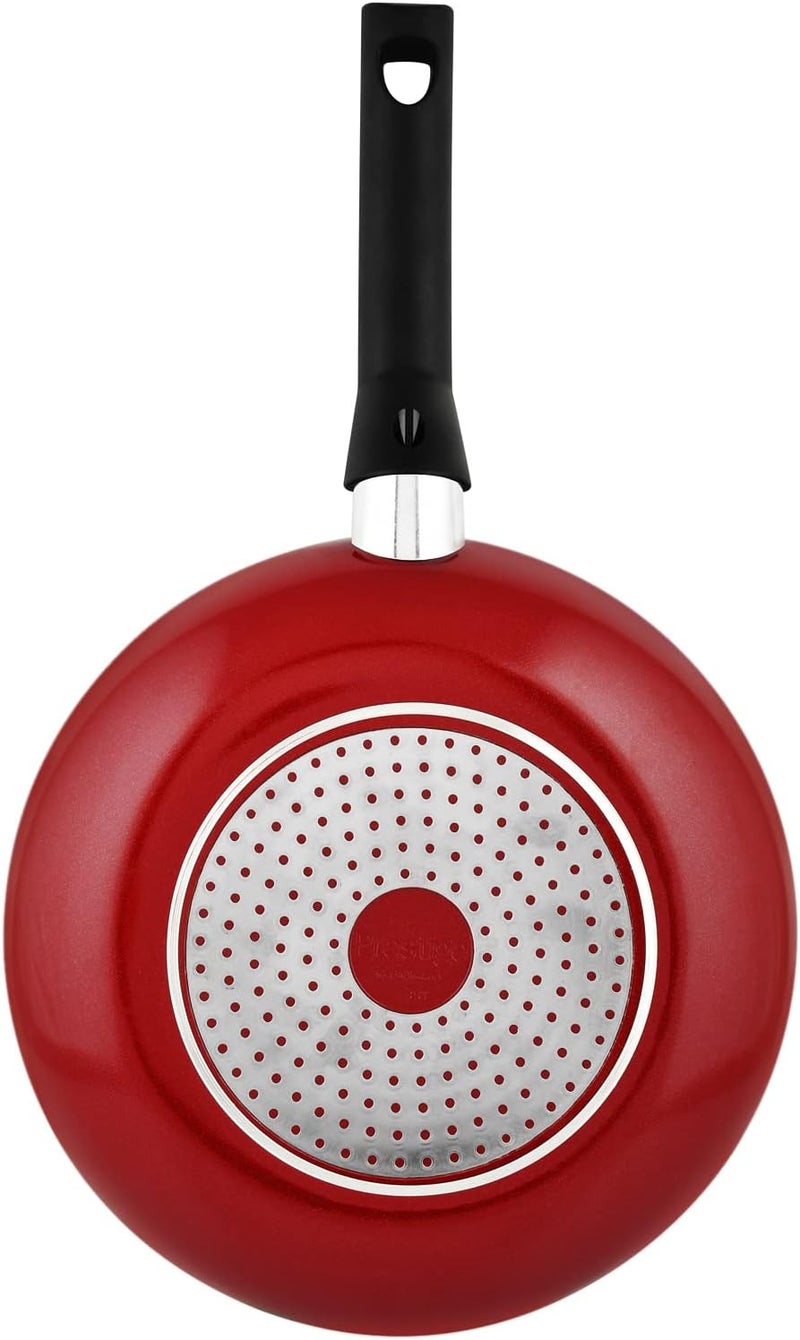 برستيج Prestige ألومنيوم Safecook مع مقلاة غير لاصقة، 26 سم - أحمر - Image 4