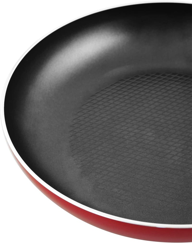 برستيج Prestige ألومنيوم Safecook مع مقلاة غير لاصقة، 26 سم - أحمر - Image 5