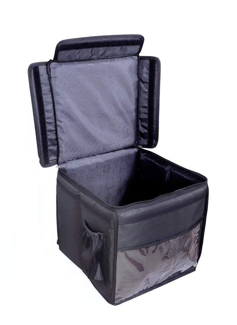 Ultrafine Ultrafine Affordable New Launch Medium Size Bike Pickup Single Compartment Insulated Thermal PizzaFoodMealThalisLunch Boxes Multipurpose Delivery Backpack Bag  - Image 1