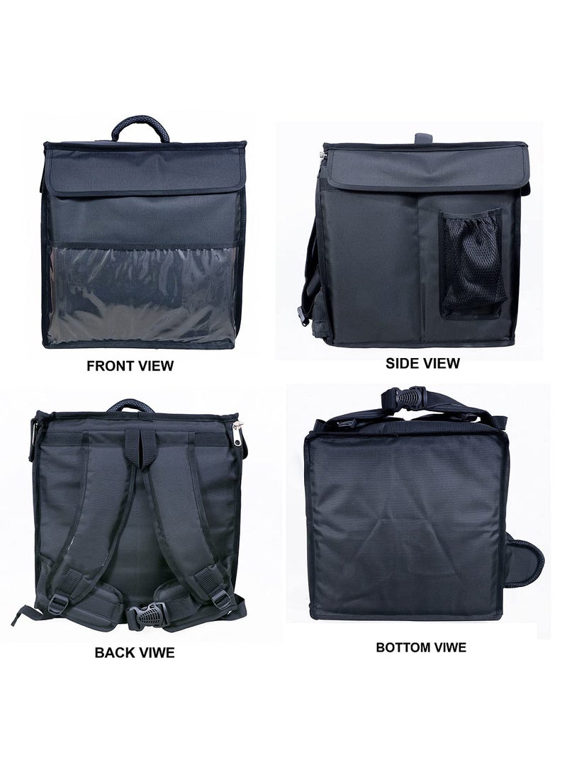 Ultrafine Ultrafine Affordable New Launch Medium Size Bike Pickup Single Compartment Insulated Thermal PizzaFoodMealThalisLunch Boxes Multipurpose Delivery Backpack Bag  - Image 3