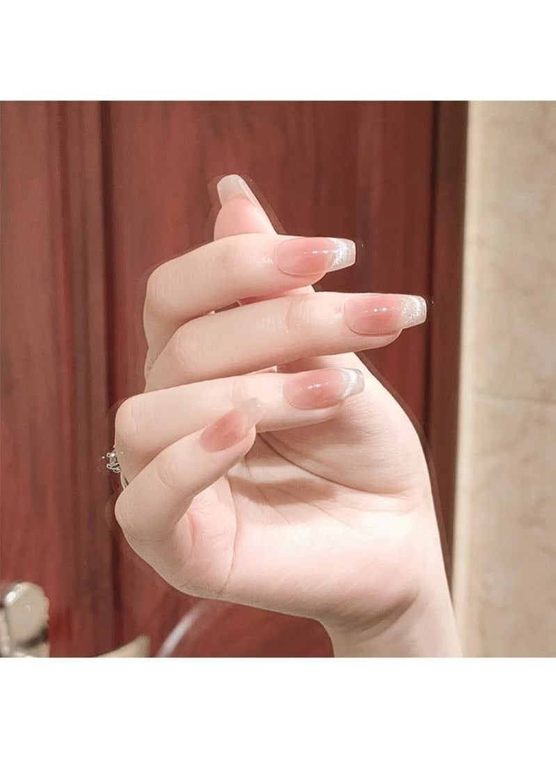 Opal Shines Short Fake Nails 24Pcs - Image 5