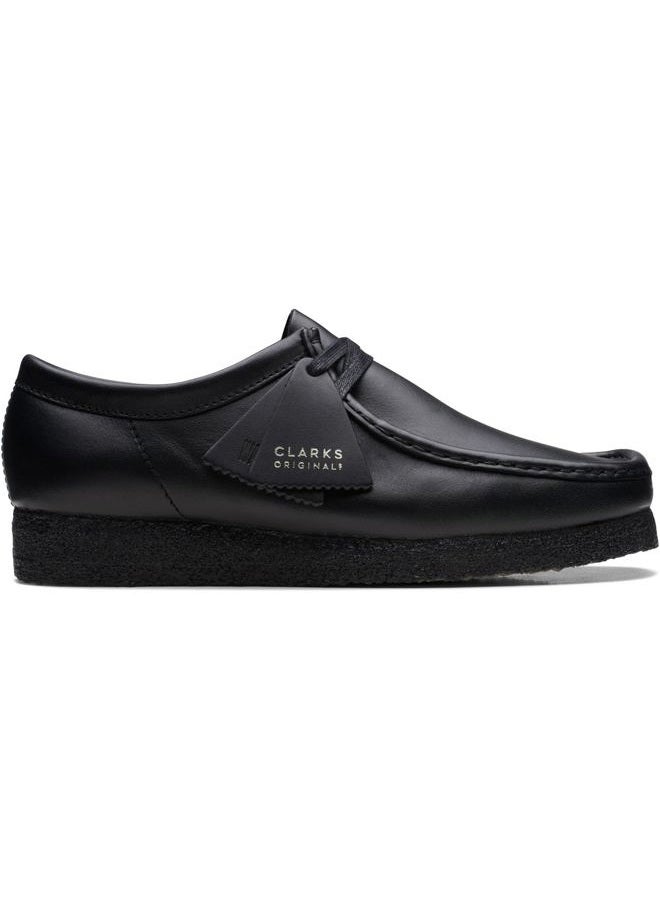 clarks Men's Wallabee Oxford, Black Leather 1, 43 EU - Image 2