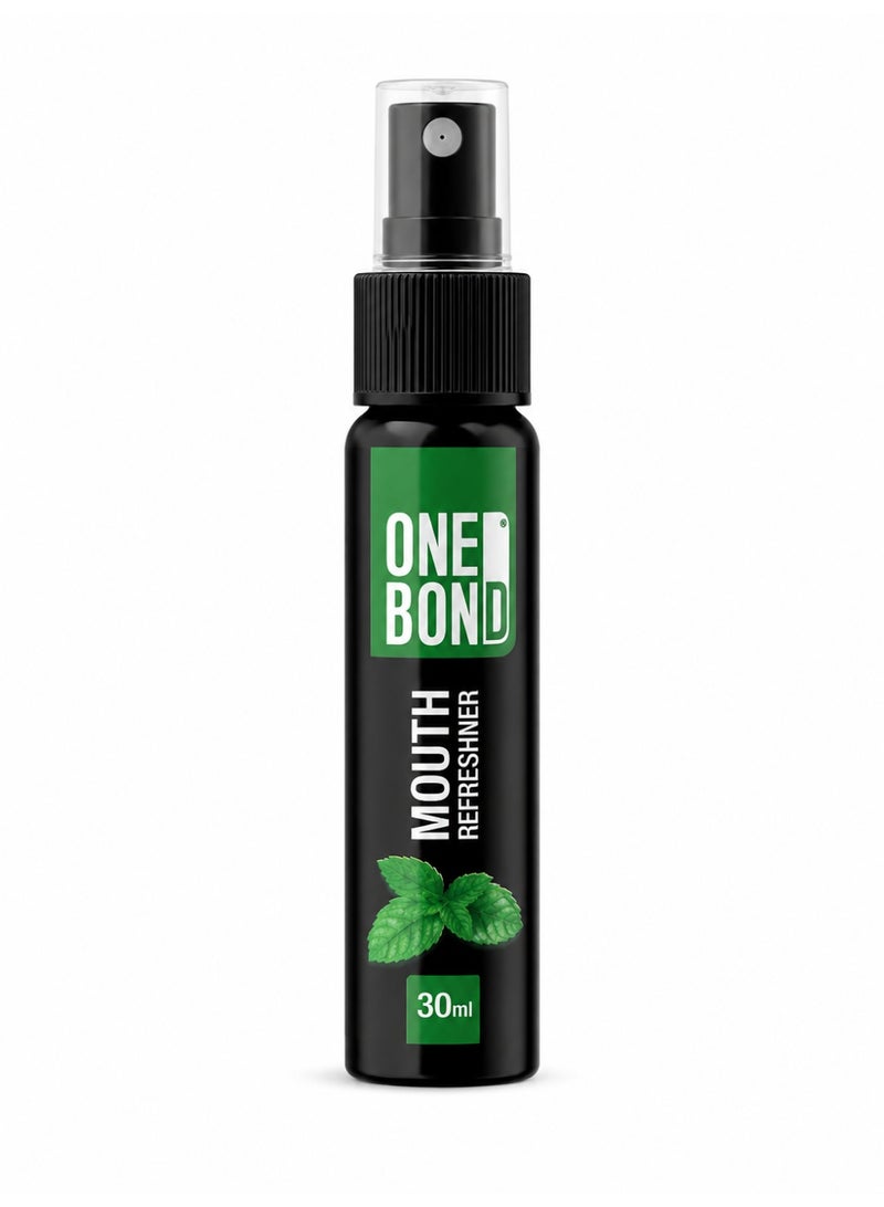 One Bond Mint Mouth Refreshner Spray, 30ml - Instant Fresh Breath