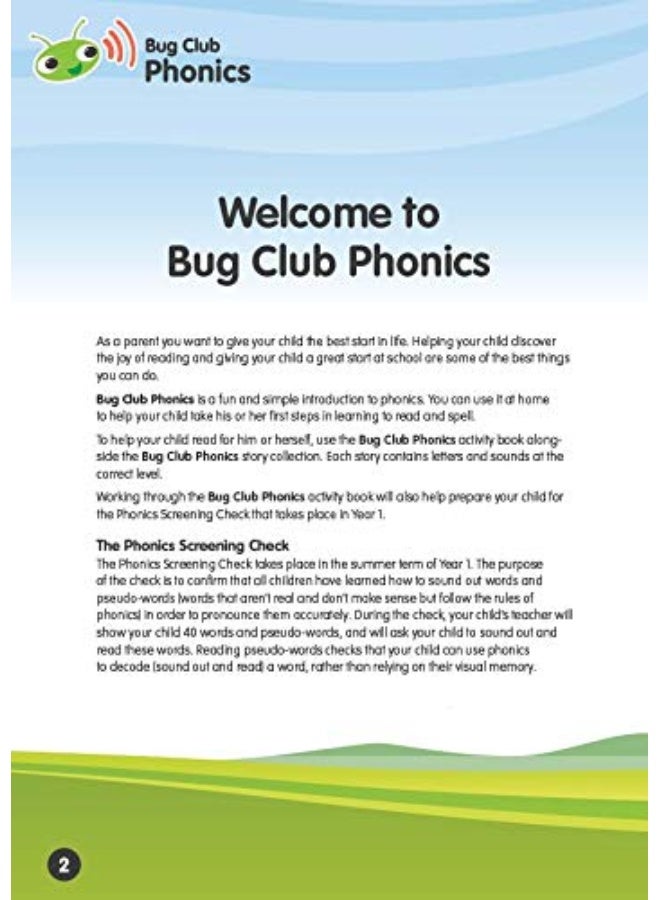 Bug Club Phonics Learn at Home Pack 5, Phonics Sets 13-26 for ages 5-6 (Six stories + Parent Guide + Activity Book) - Image 5