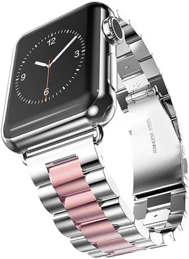 Next Metal Band Compatible with Apple Watch Band Size 38-40-41 SE Series 6/5/4/3/2/1 Stainless Steel Strap for iWatch - Next store